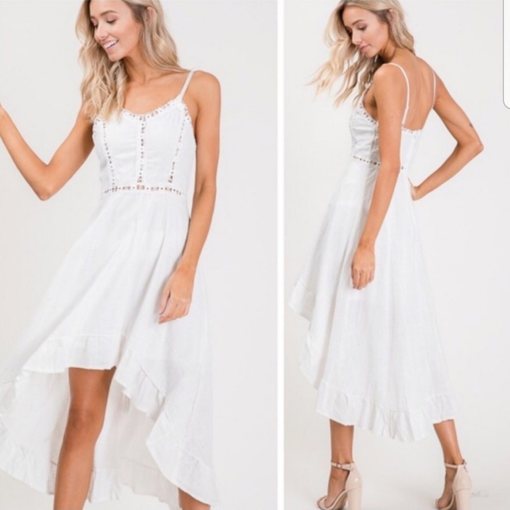 SALE 💖 Large Bohemian "Courtney" Dress in White - Picture 2 of 8